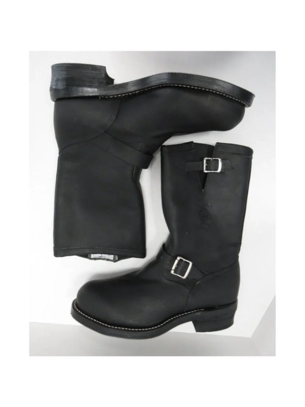 Chippewa Boots 11 D Leather Engineer Steel Toe Vibram Sole 27863 NEW